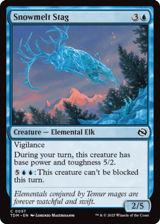 Snowmelt Stag