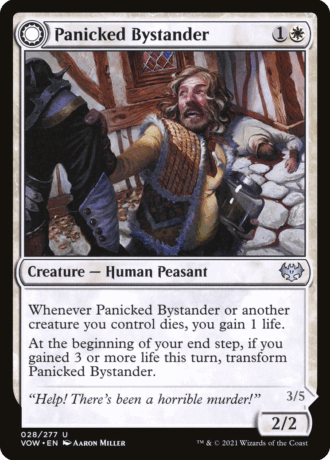 Panicked Bystander // Cackling Culprit