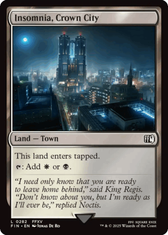 Insomnia, Crown City