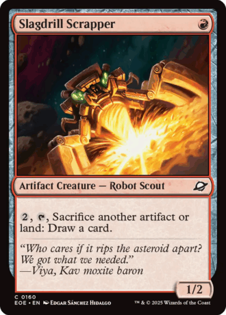 Slagdrill Scrapper