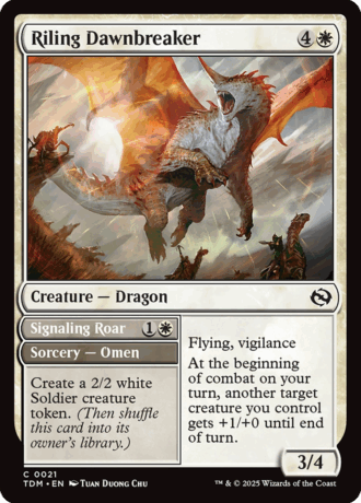 Riling Dawnbreaker // Signaling Roar