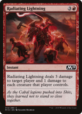 Radiating Lightning