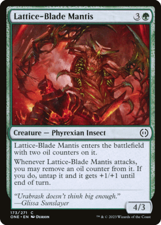 Lattice-Blade Mantis