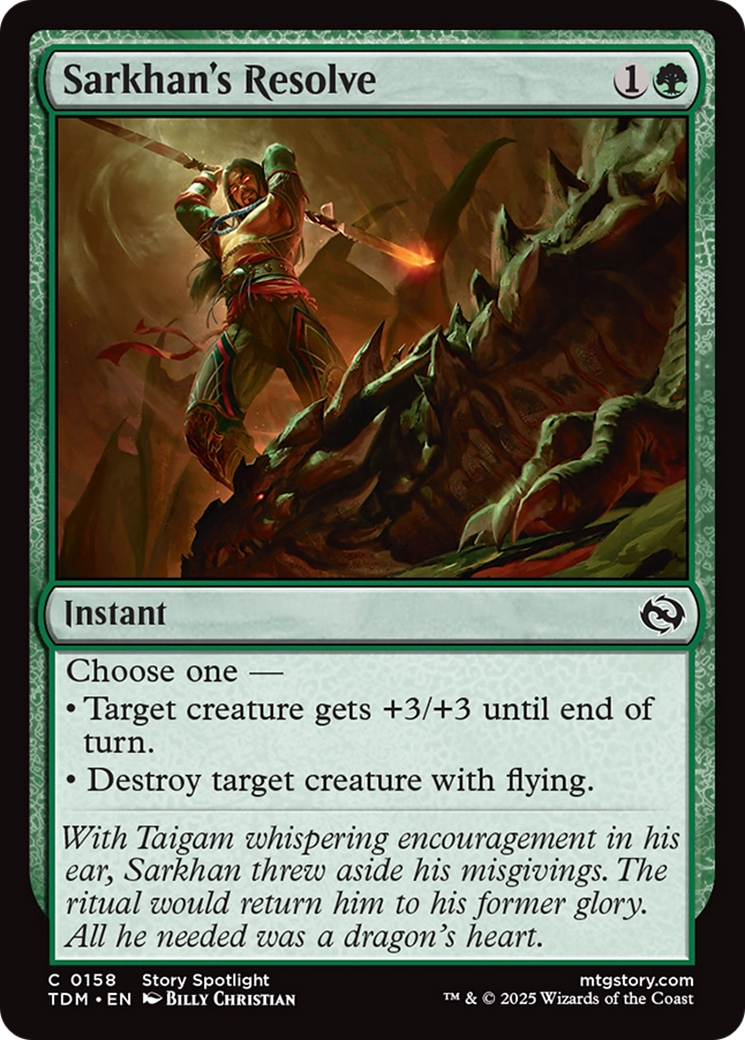 Sarkhan's Resolve