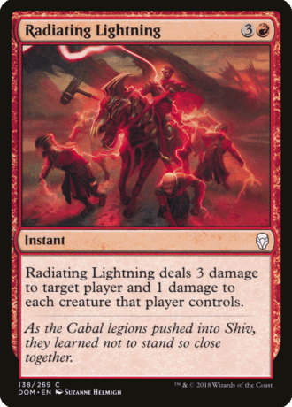 Radiating Lightning