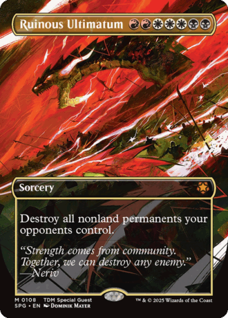 Ruinous Ultimatum