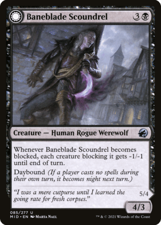 Baneblade Scoundrel // Baneclaw Marauder