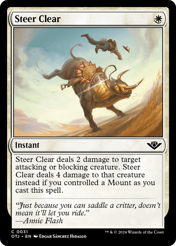 Steer Clear