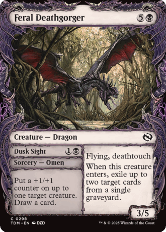Feral Deathgorger // Dusk Sight
