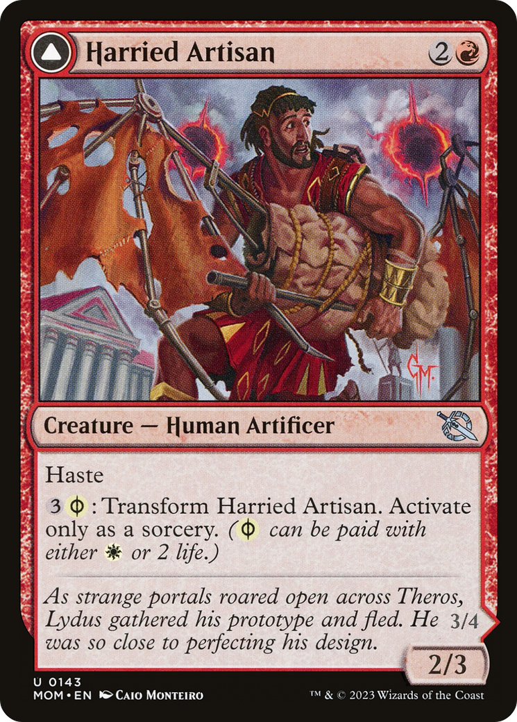 Harried Artisan // Phyrexian Skyflayer - Image 2