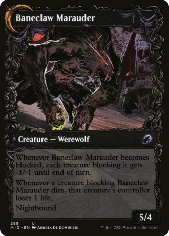 Baneblade Scoundrel // Baneclaw Marauder
