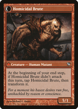 Civilized Scholar // Homicidal Brute