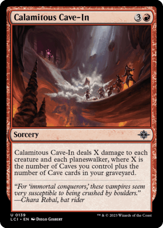 Calamitous Cave-In