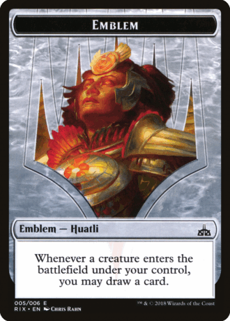 Huatli, Radiant Champion Emblem