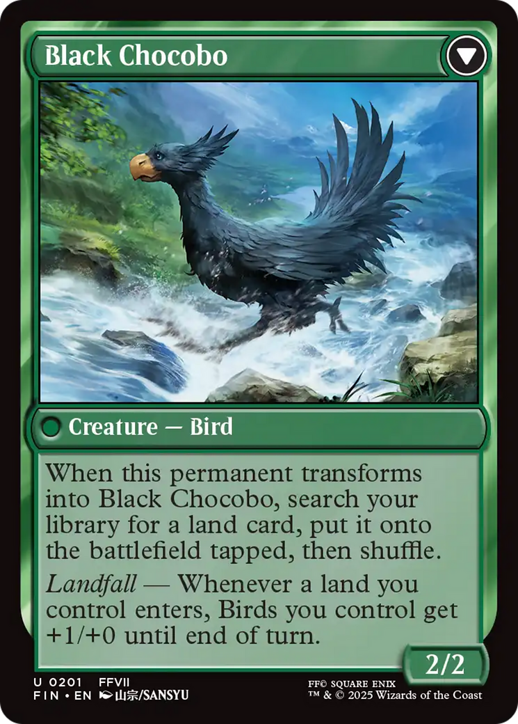 Sidequest: Raise a Chocobo // Black Chocobo
