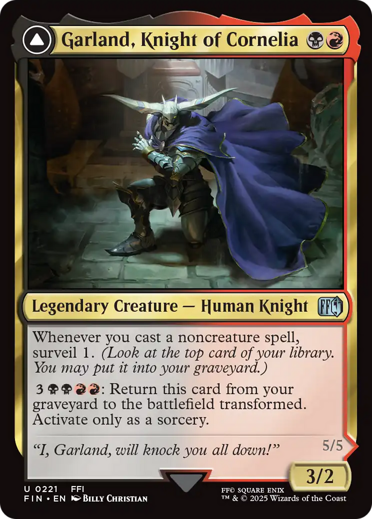 Garland, Knight of Cornelia // Chaos, the Endless - Image 2