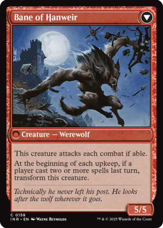 Hanweir Watchkeep // Bane of Hanweir