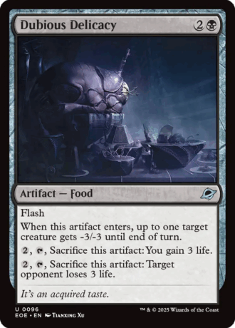 Dubious Delicacy