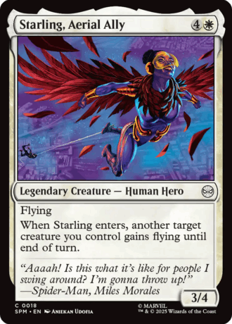 Starling, Aerial Ally
