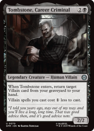 Tombstone, Career Criminal