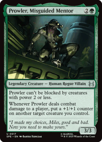 Prowler, Misguided Mentor