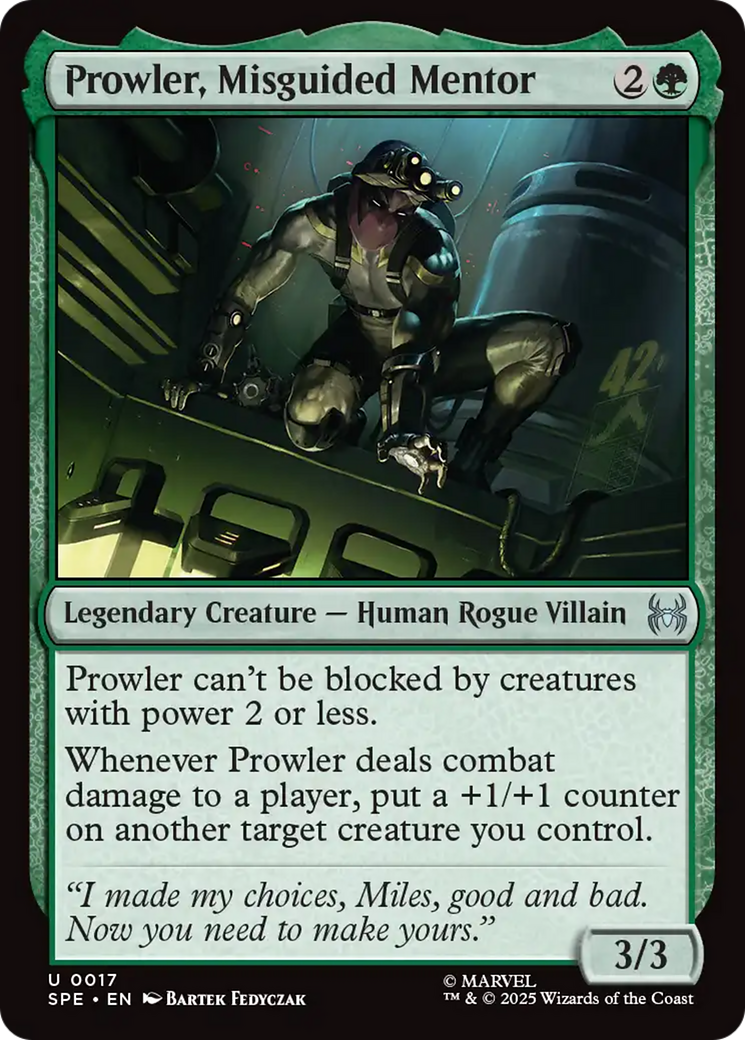 Prowler, Misguided Mentor