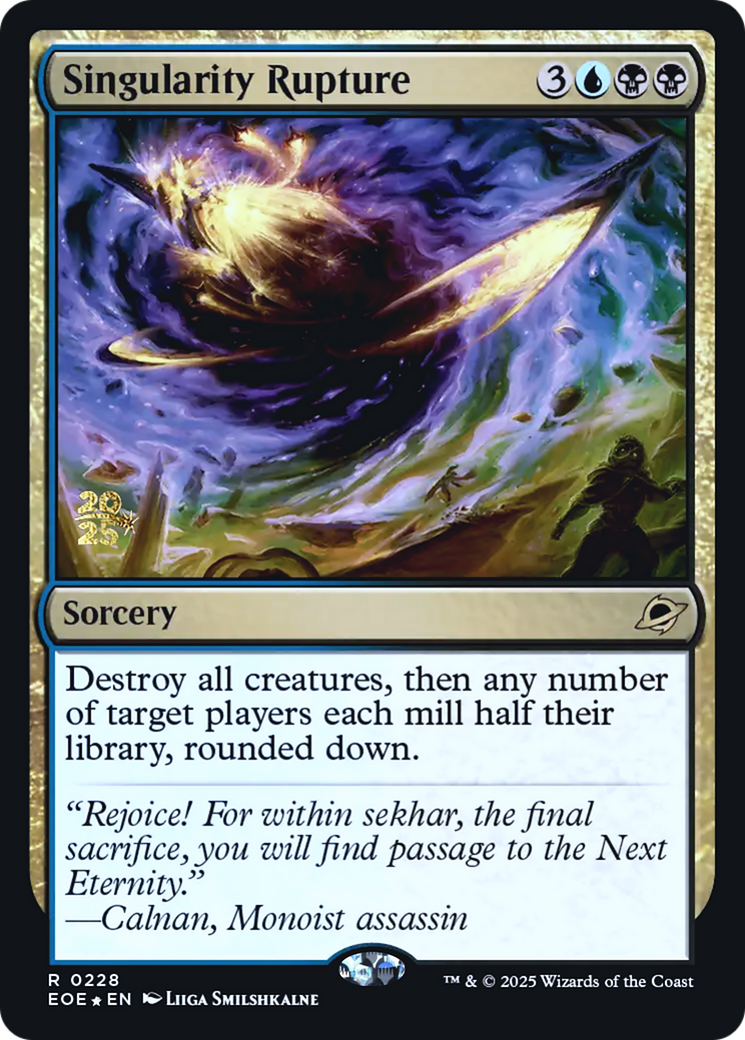 Singularity Rupture