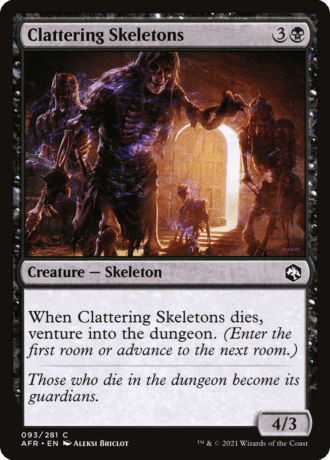 Clattering Skeletons