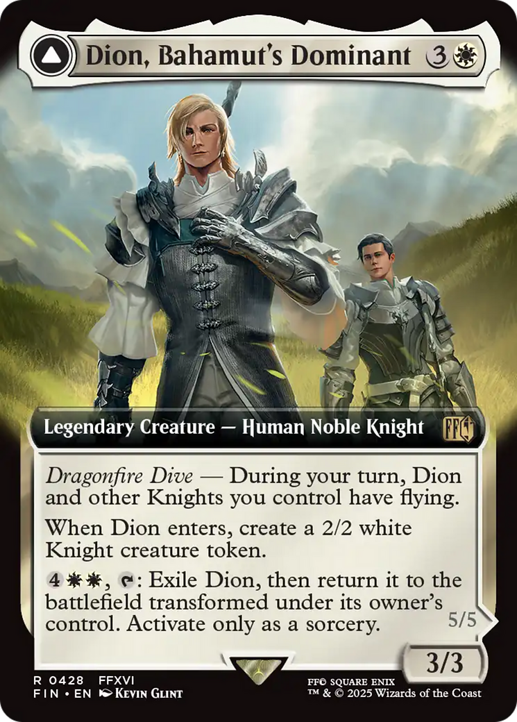 Dion, Bahamut's Dominant // Bahamut, Warden of Light