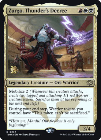 Zurgo, Thunder's Decree