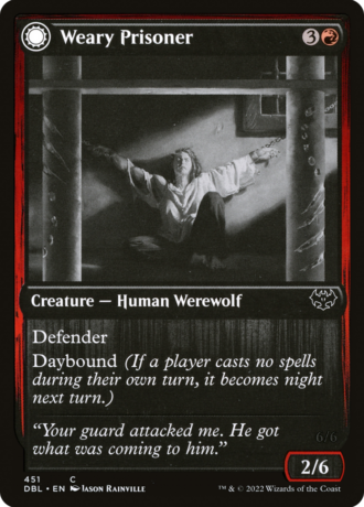 Weary Prisoner // Wrathful Jailbreaker