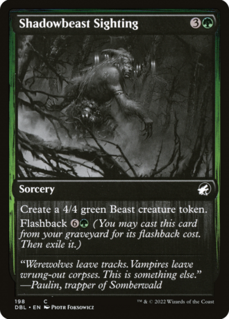 Shadowbeast Sighting