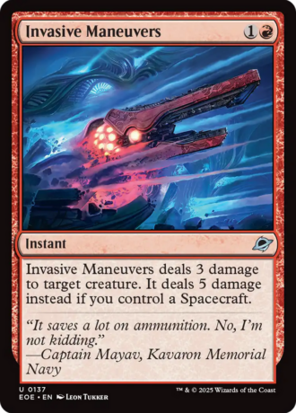 Invasive Maneuvers