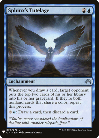 Sphinx's Tutelage