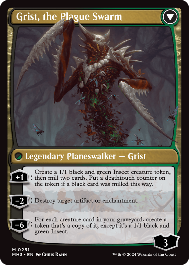 Grist, Voracious Larva // Grist, the Plague Swarm - Image 2