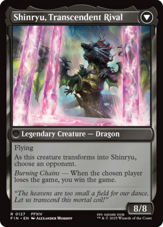 Zenos yae Galvus // Shinryu, Transcendent Rival