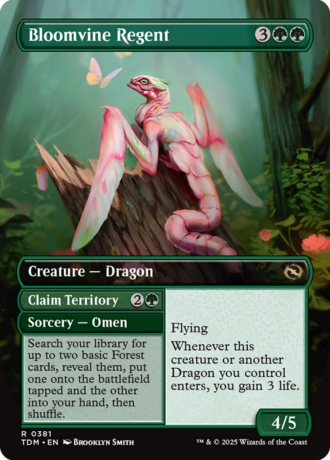 Bloomvine Regent // Claim Territory // Bloomvine Regent