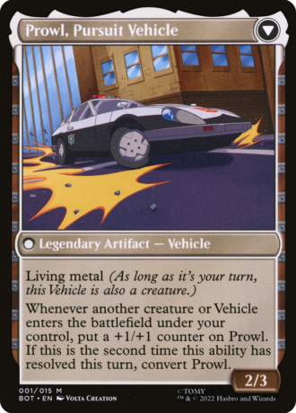 Prowl, Stoic Strategist // Prowl, Pursuit Vehicle