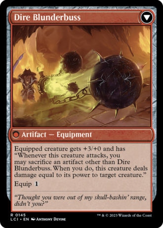Dire Flail // Dire Blunderbuss
