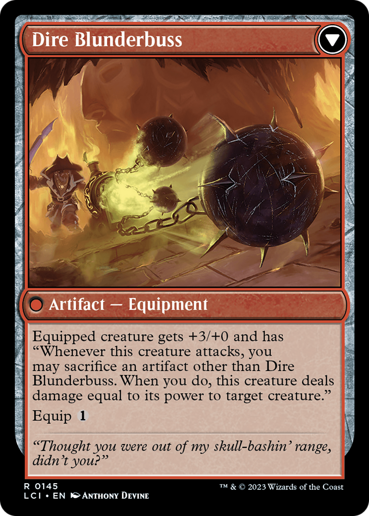 Dire Flail // Dire Blunderbuss