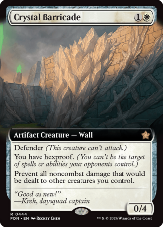 Crystal Barricade