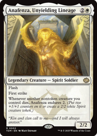 Anafenza, Unyielding Lineage
