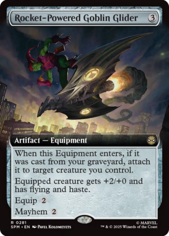 Rocket-Powered Goblin Glider