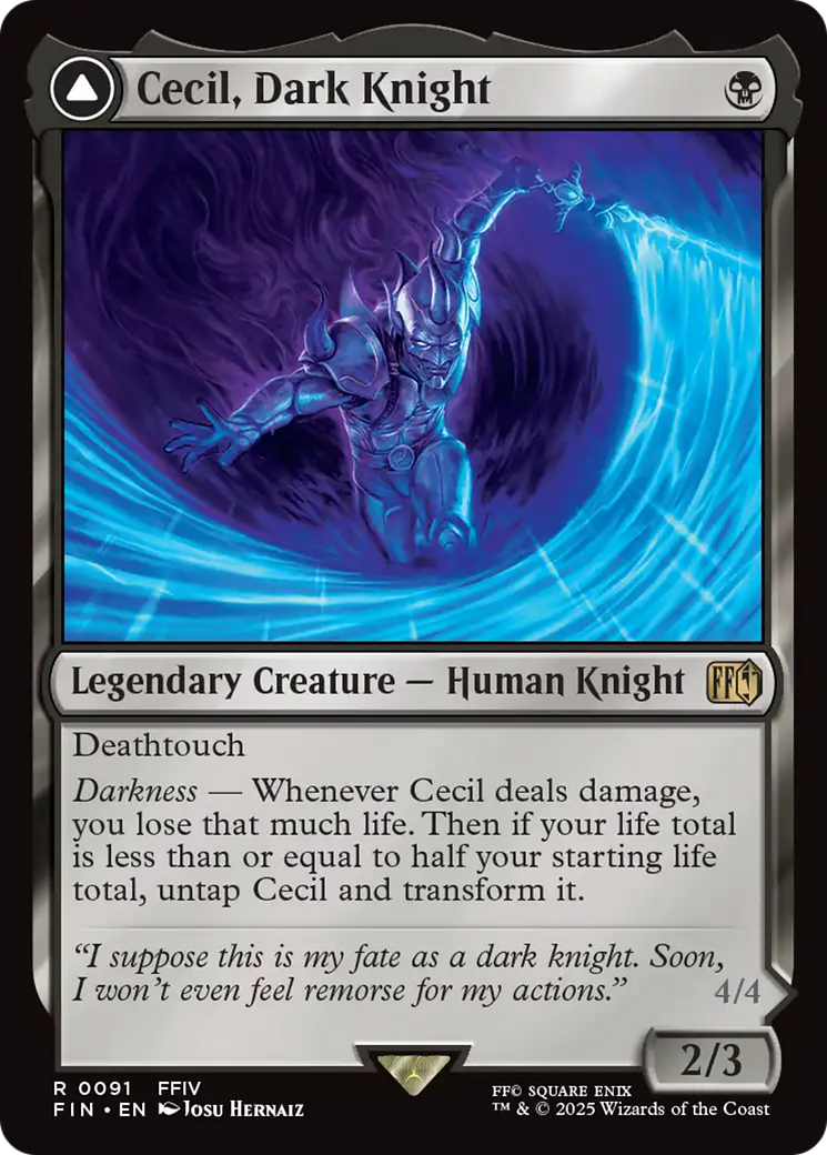 Cecil, Dark Knight // Cecil, Redeemed Paladin - Image 2