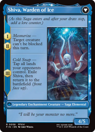 Jill, Shiva's Dominant // Shiva, Warden of Ice