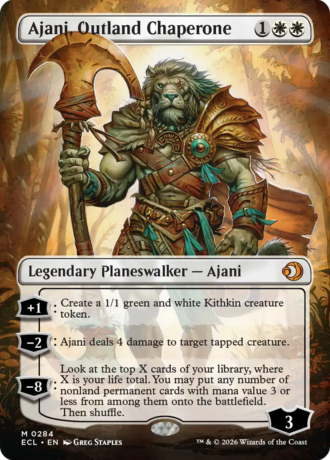 Ajani, Outland Chaperone