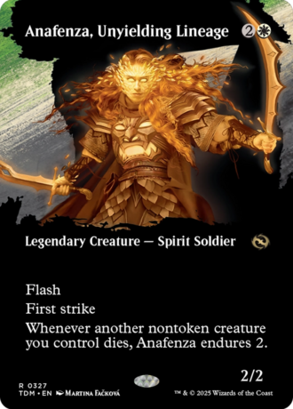 Anafenza, Unyielding Lineage