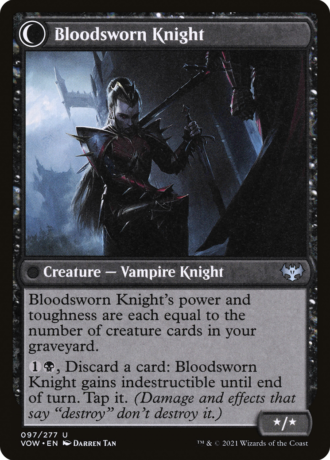 Bloodsworn Squire // Bloodsworn Knight