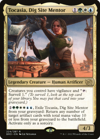 Tocasia, Dig Site Mentor