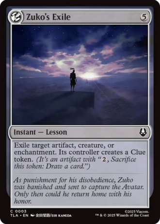 Zuko's Exile